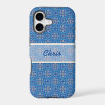 Aangepaste Iphone Blue-telefoonbehuizing