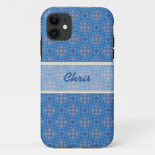 Aangepaste Iphone Blue-telefoonbehuizing Case-Mate iPhone Case (Achterkant)