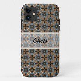 Aangepaste Iphone Bruin Rood-telefoontas Case-Mate iPhone Case