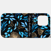 Aangepaste iPhone Case Gouden Kleur jouw namen toe (Achterkant (horizontaal))