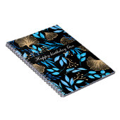 Aangepaste iPhone Case Gouden Kleur jouw namen toe Notitieboek (Rechterzijde)