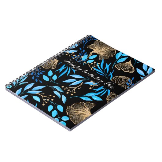 Aangepaste iPhone Case Gouden Kleur jouw namen toe Notitieboek (Linkerzijde)