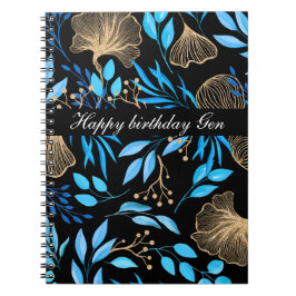 Aangepaste iPhone Case Gouden Kleur jouw namen toe Notitieboek