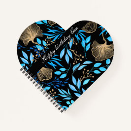 Aangepaste iPhone Case Gouden Kleur jouw namen toe Notitieboek