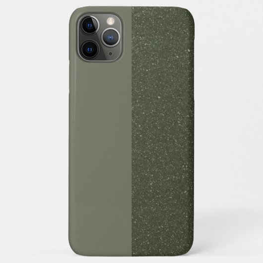 Aangepaste iPhone Case in Moss Green Tones (Achterkant)