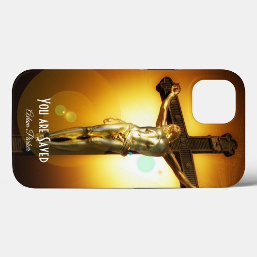 Aangepaste iPhone Case Jesus Cross (Achterkant (horizontaal))