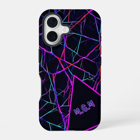 Aangepaste iPhone Case Retro 90's 16 Hoesje (Achterkant)