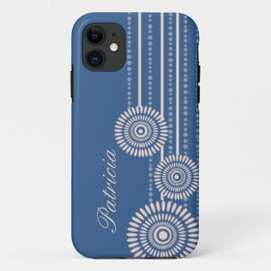 Aangepaste iPhone Case voor iPhone 5 - Blauw (Achterkant)