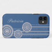 Aangepaste iPhone Case voor iPhone 5 - Blauw (Achterkant (horizontaal))