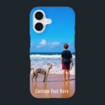 Aangepaste iPhone-draagtas met foto's en tekst iPhone 16 Hoesje<br><div class="desc">Aangepaste foto en tekst iPhone Cases - Uw eigen ontwerp - Gepersonaliseerde familie / vrienden / of persoonlijke iPhone Case of Samsung Galaxy Hoesjes Gift - Voeg uw foto / tekst / naam - Formaat wijzigen en verplaatsen of verwijderen en toevoegen van elementen / tekst met aanpassingstool! Kies lettertype /...</div>