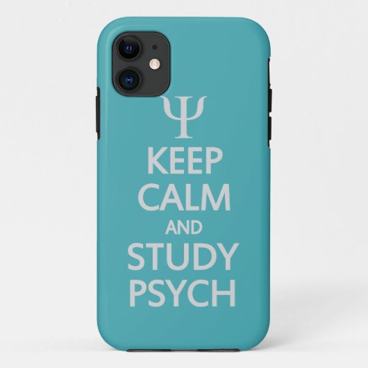 Aangepaste iPhone-draagtas voor kalm- en studiepsy Case-Mate iPhone Case (Achterkant)