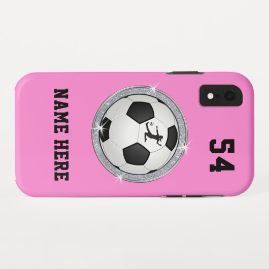 Aangepaste iPhone-draagtas voor Voetbal, ouder tot Case-Mate iPhone Case (Achterkant (horizontaal))