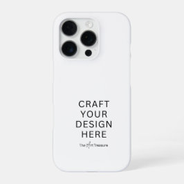 Aangepaste iPhone Hoes – Personaliseer met Uw Ontw 16 Pro Hoesje