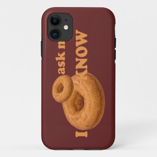 Aangepaste iPhone-Humor donut Case-Mate iPhone Case (Achterkant)