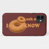 Aangepaste iPhone-Humor donut Case-Mate iPhone Case (Achterkant (horizontaal))