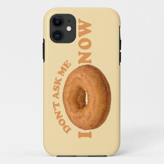 Aangepaste iPhone-Humor donut Case-Mate iPhone Case (Achterkant)