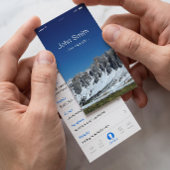 Aangepaste iPhone iOS platte UI-stijl Visitekaartje