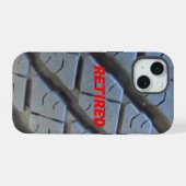 Aangepaste iPhone-tas voor pensionering iPhone 15 Case (Achterkant horizontaal)