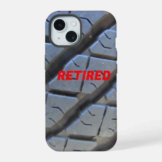 Aangepaste iPhone-tas voor pensionering iPhone 15 Case (Achterkant)
