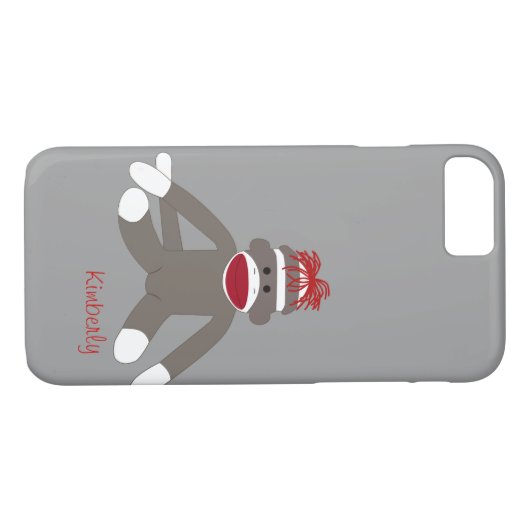 Aangepaste iPhone voor Sock Monkey 5 Case-Mate iPhone Case (Achterkant (Horizontaal))