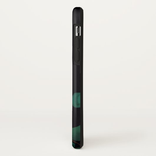 Aangepaste iPhone X-hoesje in eenvoudig bladontwer Case-Mate iPhone Case (Achterkant/links)