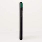 Aangepaste iPhone X-hoesje in eenvoudig bladontwer Case-Mate iPhone Case (Achterkant / rechts)