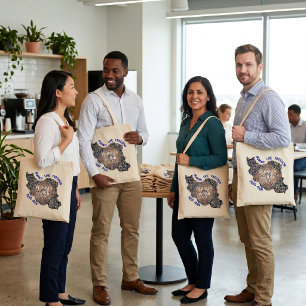 Aangepaste Iraanse bulk-cadeaus voor collega's Gra Tote Bag