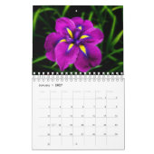 Aangepaste Iris Bloemenkalender | bewerkbaar jaar Kalender (Jan 2027)