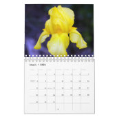Aangepaste Iris Bloemenkalender | bewerkbaar jaar Kalender (Mar 2026)
