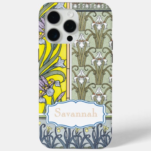 Aangepaste  Iris Pattern-telefoon Case-Mate iPhone Case (Achterkant)