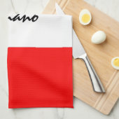 Aangepaste Italiaans-Amerikaanse vlag keukenhanddo Theedoek (Quarter Fold)