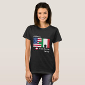 Aangepaste Italiaanse Amerikaan T-shirt (Voorkant volledig)