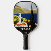 Aangepaste Italiaanse monogram Pickleball Paddle (Voorkant)