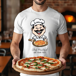 Aangepaste Italiaanse Pizzeria Pizza Keuken / Rest T-shirt
