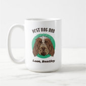 Aangepaste Italiaanse Spinone Dog Dad aangepaste t Koffiemok (Links)