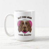 Aangepaste Italiaanse Spinone Dog mam-tekst Koffiemok (Links)