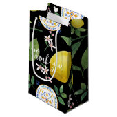 Aangepaste Italiaanse Tegel Botanische kleine cade Klein Cadeauzakje (Voorkant Gekanteld)