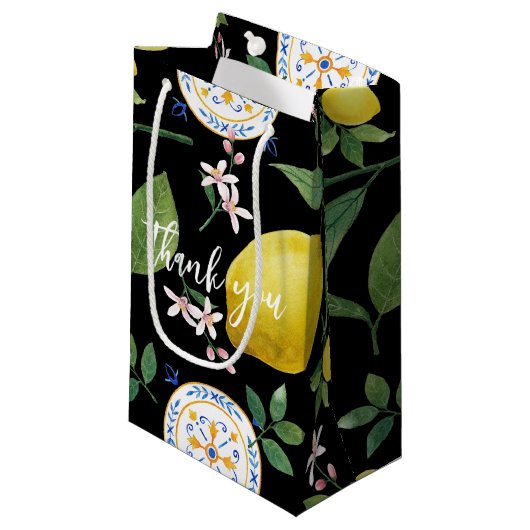 Aangepaste Italiaanse Tegel Botanische kleine cade Klein Cadeauzakje (Voorkant Gekanteld)