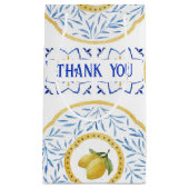 Aangepaste Italiaanse Tegel Lemon Small Gift Bag Klein Cadeauzakje