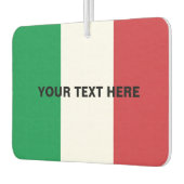 Aangepaste Italiaanse vlag auto luchtverfrisser (Links)