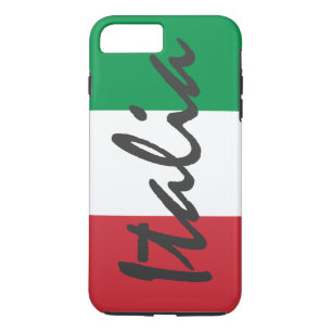 Aangepaste Italiaanse vlag iPhone 8/7 Plus Hoesje