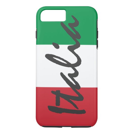 Aangepaste Italiaanse vlag Case-Mate iPhone Case (Achterkant)