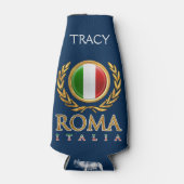 Aangepaste Italiaanse vlag Flesjeskoeler (Voorkant)