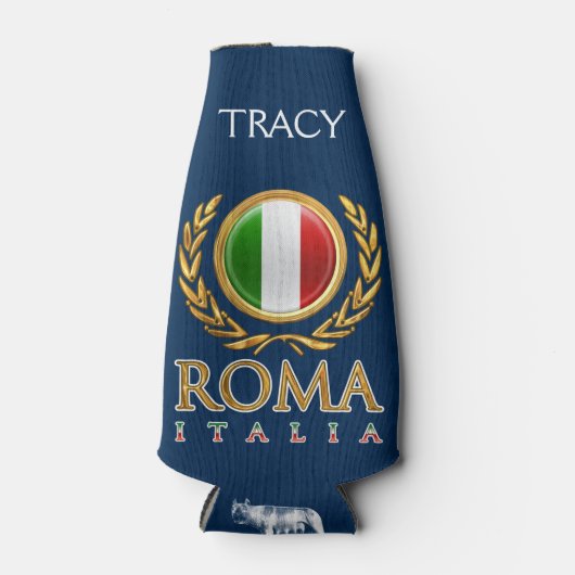 Aangepaste Italiaanse vlag Flesjeskoeler (Voorkant)