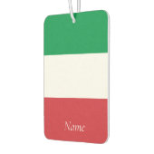 Aangepaste Italiaanse vlag Italiaanse vlag Luchtverfrisser (Links)