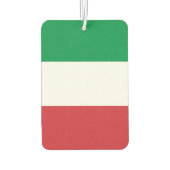 Aangepaste Italiaanse vlag Italiaanse vlag Luchtverfrisser (Achterkant)