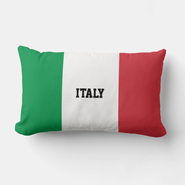 Aangepaste Italiaanse vlag Kussen (Voorkant)