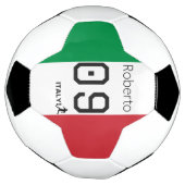 Aangepaste Italiaanse voetbal nationale vlag kleur (Gedraaid)