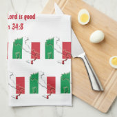Aangepaste ITALIË keukenhanddoek (Quarter Fold)
