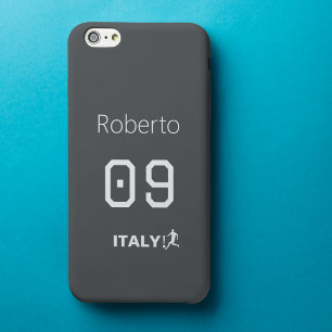 Aangepaste Italië Nationaal Voetbal Professioneel iPhone 15 Pro Case